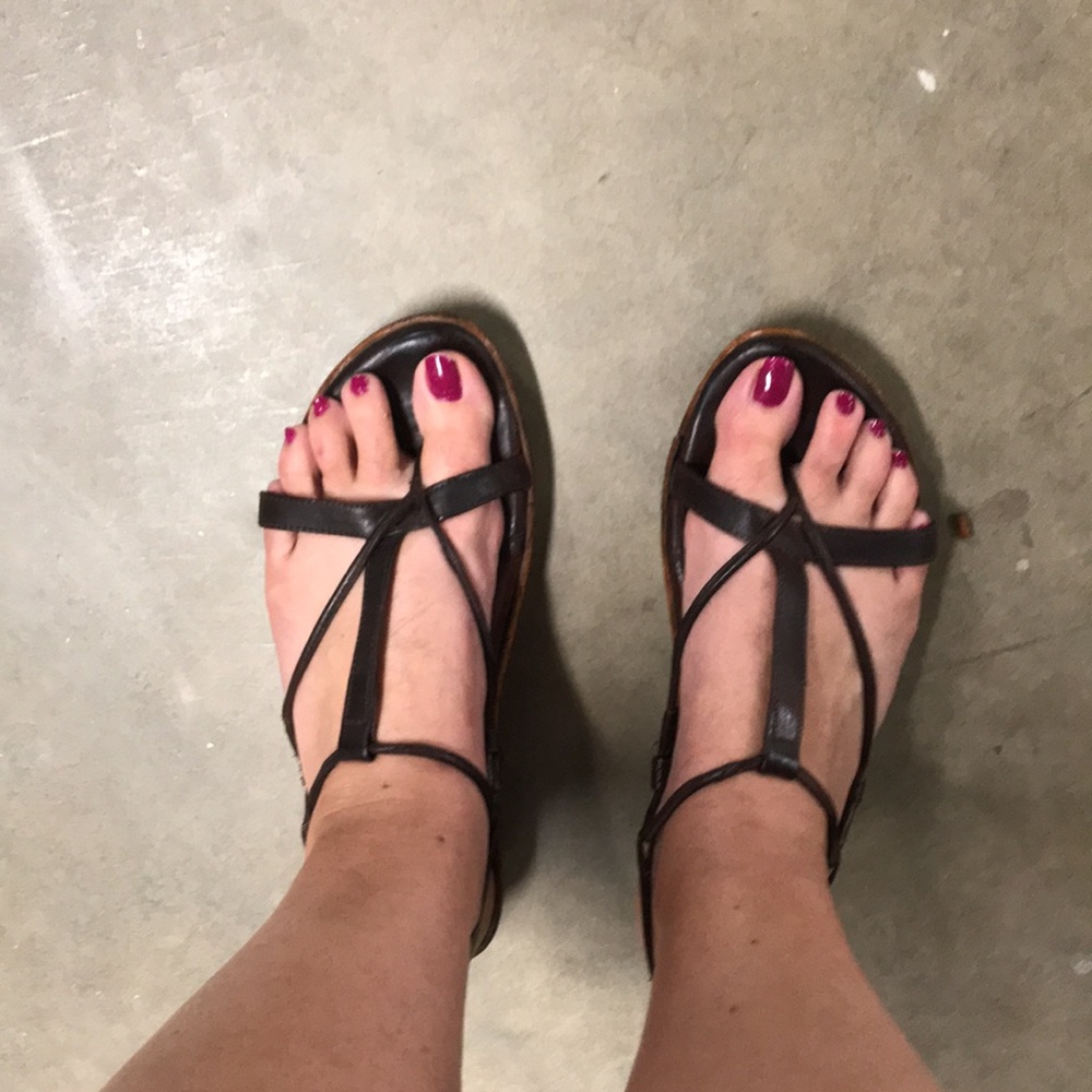 Born 9.5 Leather Sandals.  Used.